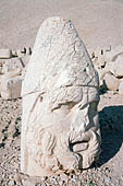 Nemrut Dagi Milli Parki, the tomb of King  Antiochos I, west terrace, statue of Eracle